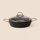 Siyah İnci Granit Karnıyarık Tenceresi - 22 Cm