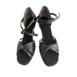 SİYAH İNCİ-SATEN, LATİN -SALSA-TANGO DANS VE SALON AYAKKABISI 8.5 CM 13 PONT KAPALI TOPUK (EU Ayakkabı Beden Sistemi, Yetişkin, Sayısal, Orta, 39)