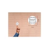 Siyah İngilizce Zemzem Etiketi Yuvarlak Mat Sticker Zamzam Hajj Umre Hediyeleri 3 Cm (95 Adet)