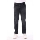 Siyah İz Erkek Antrasit Regular Fit Jeans Kot Pantolon Esnek Kumaş Günlük Rahat Kesim Denim Pantolon