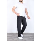 Siyah İz Erkek Siyah Baggy Kot Pantolon Geniş Kalıp Rahat Günlük & Streetwear Denim Jeans