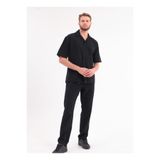 Siyah İz Erkek Siyah Keten Takım Oversize Gömlek & Pantolon 2’li Set Bağcıklı Rahat Yazlık Kombin