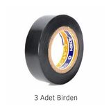 Siyah İzole Elektrik Bandı İzolasyon Bandı (5 Adet Birden)