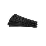 Siyah Kablo Bağı Plastik Cırt Kelepçe 4.8X250mm 25cm (500)