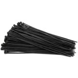 Siyah Kablo Bağı Plastik Cırt Kelepçe 4.8X300mm 30cm (100)