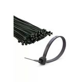 Siyah Kablo Bağı , Plastik Kelepçe , Cırt Kelepçe 3,6 X 150 Mm. (100 Adet)