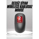 Siyah Kablosuz Mouse Wireless Mouse Minimal Tasarım - 1 - Çok Renkli
