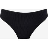 Siyah Kadın Dokulu Klasik Bikini Alt Luna - 38