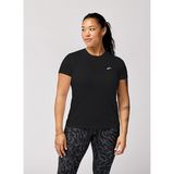 Siyah Kadın T-Shirt 221712001 Sprint Free Short Sleeve