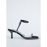Siyah Kadın Topuklu Sandalet CF3540_001