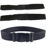 Siyah Kalın Palaska - Ayarlanabilir Cırtlı Outdoor Kemer - 5 cm
