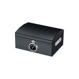 Siyah Karbonfiber 2 Katlı Humidor Puro Kutusu rc05