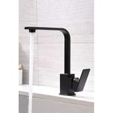 Siyah Kare Banyo Lavabo Bataryası Modern Ve Dayanıklı