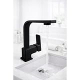 Siyah Kare Lavabo Bataryası-Eviye Lavabo Bataryası
