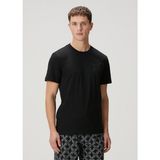 Siyah Kask Baskılı T-Shirt - XL