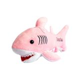 Siyah Kedi Baby Shark Pembe Köpek Balığı Peluş Oyuncak 30 cm