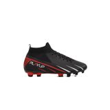 Siyah-Kırmızı Bağcıklı Çoraplı Erkek Futbol Ayakkabısı Krampon MK-251-143
