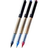 Siyah Kırmızı Pilot Kalem 3 Adet Uniball Eye Broad 1.0 mm Roller Pilot Kalem UB-150-10 Roller Uç - Standart