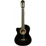 Siyah Klasik Gitar, Cutaway Tasarım, Yetişkin Kullanımına Uygun - 3 Renk Sunburst