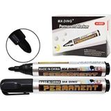Siyah Koli Kalemi 10'lu Set – Suya Dayanıklı, Kalıcı Permanent Marker, Karton, Plastik ve Metal Yüzeylere Uygun, Dayanıklı Uçlu Işaretleme Kalemi