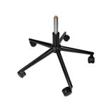 Siyah Konik Yıldız Ayak+60 Sessiz+Class3 Siyah Piston Makam Koltuğu Ofis Koltuğu Oyuncu Koltuğu
