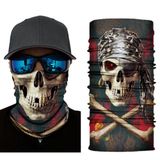 Siyah Korsan Kafatası Baskılı Buff Bandana 30x48 cm 24242422258