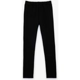 Siyah Koton Basic Tayt Kız Çocuklar İçin Beli Lastikli Viskon Karışımlı Günlük Stil - 5 - 6 Yaş