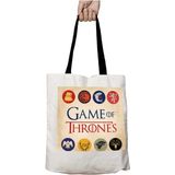 Siyah Kulplu Game Of Thrones Semboller Yıkanabilir Okul Omuz Çanta