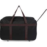 Siyah Kulplu Orta Boy Valiz,Seyahat Çantası,Büyük Boy Outdoor ,Tekerlekli Çanta - 34 x 57 x 22 cm