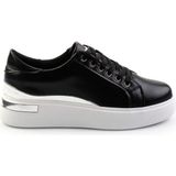 Siyah Lame Kadın Sneaker K01179001409 - Siyah - Lame