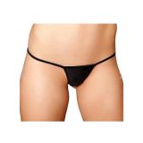 Siyah Lame String Tanga CK271288