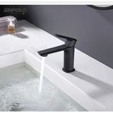 Siyah Lavabo Bataryası Mat Siyah Lavabo Bataryası Modern Tasarım Banyo Musluğu