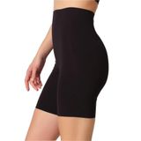 Siyah Lazer Kesim Iz Yapmaz Yüksek Bel Uzun Paçalı Kadın Boxer Korse 2707, Siyah, L