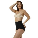 Siyah Lazer Kesim Yüksek Bel Slip Toparlayıcı Külot Korse, S/M, FA3003-198IGP101649