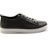 Siyah Leather Erkek Sneaker E01011030843 - Gri Napa