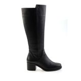 Siyah Leather Kadın Çizme K03586414003