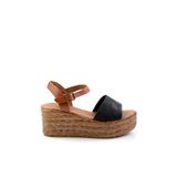 Siyah Leather Kadın Sandalet K05197004003