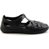Siyah Leather Kadın Sandalet K05303100003