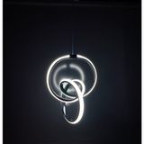 Siyah LED Sarkıt Modern Avize
