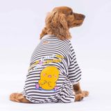 Siyah Let Me Sleep Kedi Köpek Pijaması - Kedi Köpek Tulumu - Kedi Köpek Kıyafeti siyah