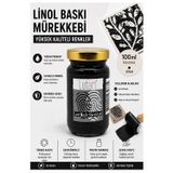 Siyah Linol Mürekkebi 100 Ml 1 Adet Lutart Linol Baskı Boya Mürekkebi Blok Baskı Sanat Su Bazlı Matbaa Mürekkebi Hobi