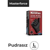 Siyah Masterforce Nitril Eldiven - L