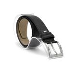 Siyah Mat 3 Cm Klasik Metal Tokalı Erkek Çocuk Kemer