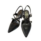 SİYAH MAT SATEN ÇİFT TOKA ÇAPRAZ İNCE KADEH TOPUK KADIN SALON VE ABİYE AYAKKABI ÇOK ŞIK- ZAMANSIZ (EU Ayakkabı Beden Sistemi, Yetişkin, Sayısal, Orta, 39)