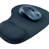 SİYAH Mause Pad Bilek JEL Destekli Mauseped Kaydırmaz Tabanlı Fare Altlığı Mouse Fare Altlığı Ped