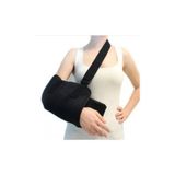 Siyah Medikal Kol Askısı Yastıklı 30 Derece Kol Askısı Ortopedik Rotator Cuff Yırtığı Tamiri