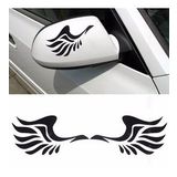 SİYAH MELEK KANADI OTOMOBİL YAN AYNA STİCKER ETİKET CS033