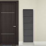 Siyah Metal Ayakkabilik Mac5 - 5 Kapakli - 50X15x169 H