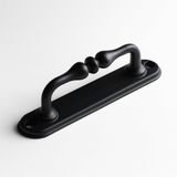 Siyah Metal Kapı Çekme Kolu 12 Cm Dolap Saclı Mobilya Dolap Çekmece Tutamağı Kulp Kulpları