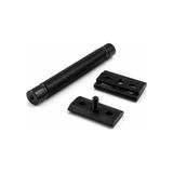 Siyah Metal Tıraş Seti – Double Edge Klasik Tıraş Aleti + Yedek Jilet + Fırça + Stand - Option-1